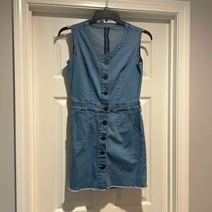 Button Down Denim Dress.